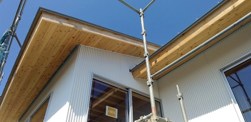 道北の家・板壁