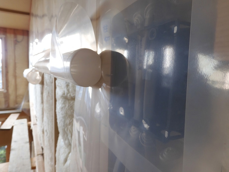 道北の家・気密シート