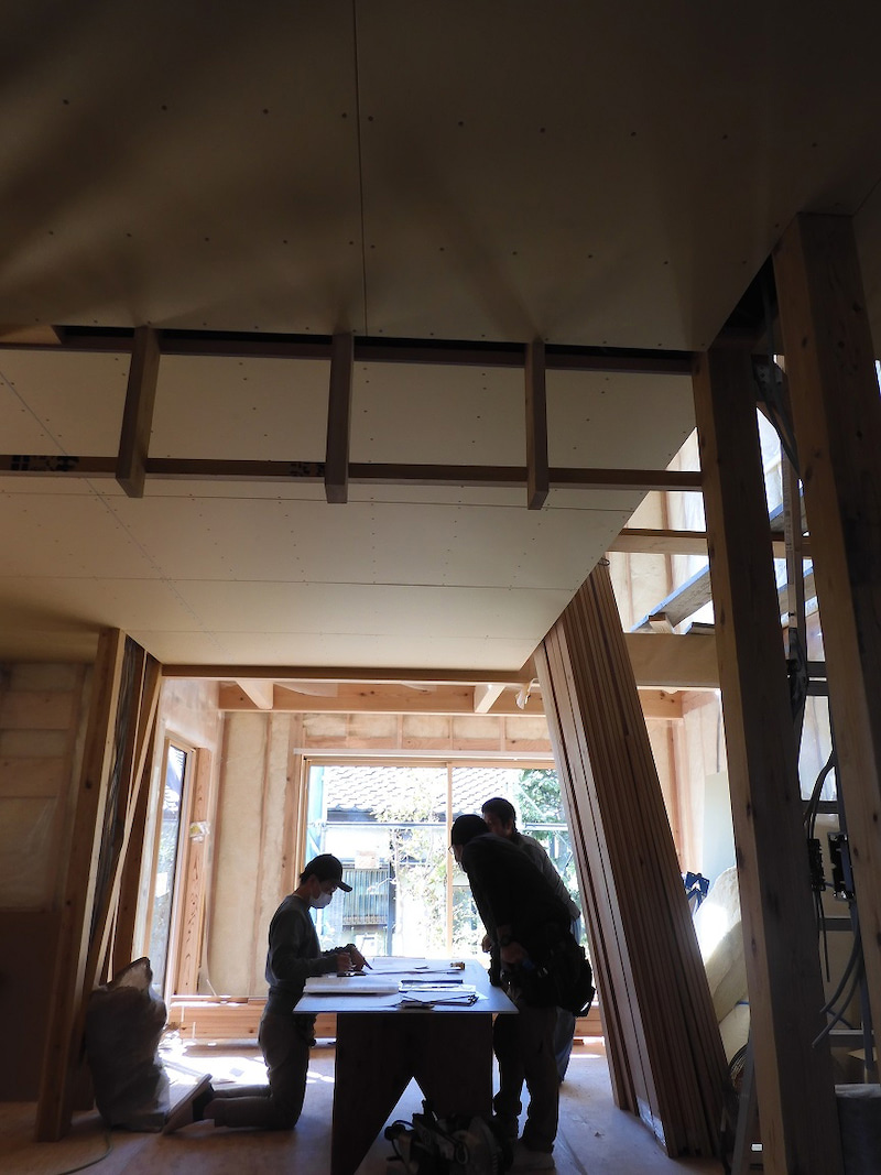 道北の家・天井