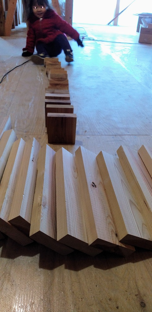 下上野の家・ドミノ倒し